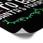 Kerstmannen Favoriete Kerst Familie Match Kinderen Poster (Hoek)