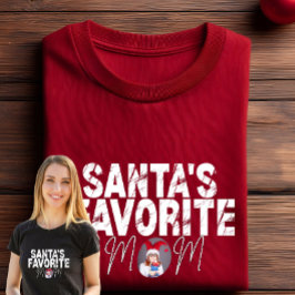 Kerstmannen Favoriete Moeder Cadeau Tri-Blend Shirt