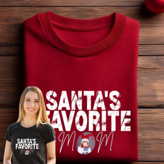 Kerstmannen Favoriete Moeder Cadeau Tri-Blend Shirt