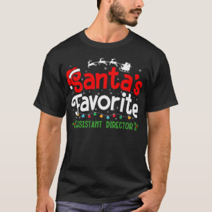 Kerstmannen Feest voor Assistent Regisseurs T-shirt