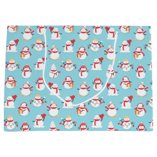 Kerstmannen Groot Cadeauzakje (Voorkant)