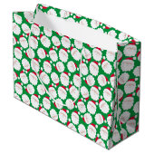 Kerstmannen Groot Cadeauzakje (Achterkant Gekanteld)