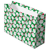 Kerstmannen Groot Cadeauzakje (Voorkant Gekanteld)