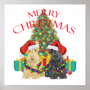 Kerstmannen Helpen Poster