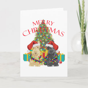 Kerstmannen Helpers Feestdagen Kaart