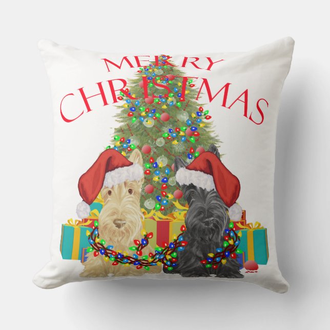 Kerstmannen Helpers Kussen (Voorkant)