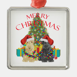 Kerstmannen Helpers Metalen Ornament
