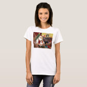 Kerstmannen Jack Russell Terrier PUP T-shirt (Voorkant volledig)