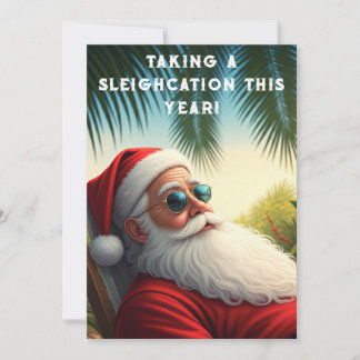 Kerstmannen kerstvakantie – Grappige kerstkaart