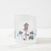 Kerstmannen met Cowboy-Petten Matglas Koffiemok (Center)