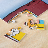 Kerstmannen Olifanten Grappige Vakantie Puzzel (Zijkant)