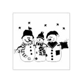 Kerstmannen Rubberstempel (Afrduk)