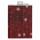 Kerstmannen slee en rendierflesfles heupfles (Achterkant)