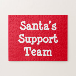 Kerstmannen Steun Team Legpuzzel
