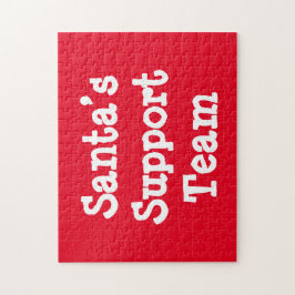 Kerstmannen Steun Team Legpuzzel