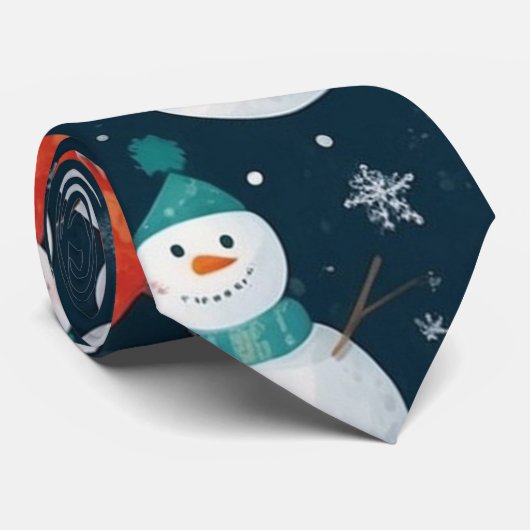 Kerstmannen Stropdas (Opgerold)