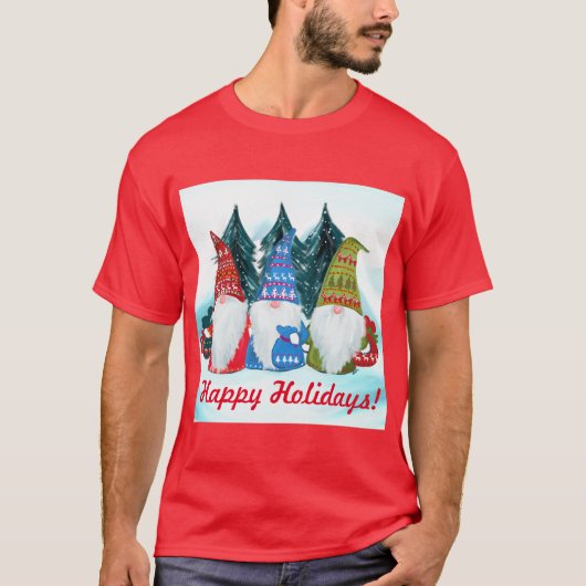 KERSTMANNEN T-SHIRT (Voorkant)