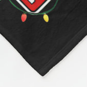 Kerstmannen Tech Support_ Herstarten Kerstmis Grap Fleece Deken (Hoek)
