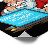 Kerstmannen technische ondersteuning Herstart Kers Poster (Hoek)