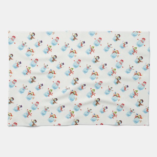 Kerstmannen Theedoek (Horizontaal)