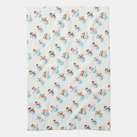 Kerstmannen Theedoek (Verticaal)