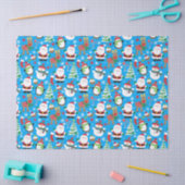 Kerstmannen Tissuepapier (Craft)