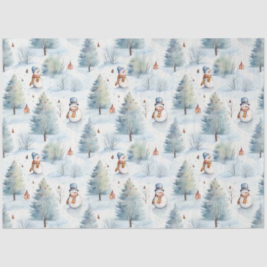 Kerstmannen Tissuepapier (Voorkant)