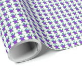 Kerstmannen van peperkoek cadeaupapier (Rol Hoek)