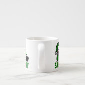 Kerstmannen vrije dag espresso kop (Achterkant)