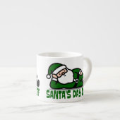Kerstmannen vrije dag espresso kop (Voorkant rechts)