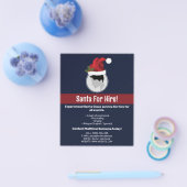 Kerstmannenhoed Aangepaste Foto Sjabloon - Kerstma Flyer (Enkel)