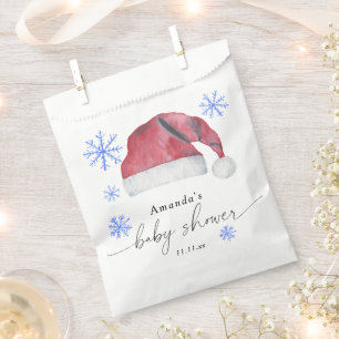 Kerstmannenhoed - babyshower bedankzakje
