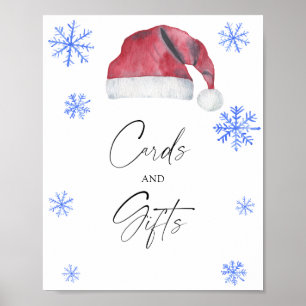 Kerstmannenhoed - KAARTEN EN CADOUS Poster