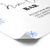 Kerstmannenhoed - Mon-osa bar Poster (Hoek)