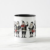 Kerstmannenlijn mok (Midden)
