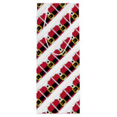 Kerstmannenpak Wijn Cadeautas (Achterkant)