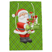 Kerstmannentas Medium Cadeauzakje (Voorkant)