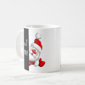 Kerstmannetje Coco koffiemok (Voorkant links)