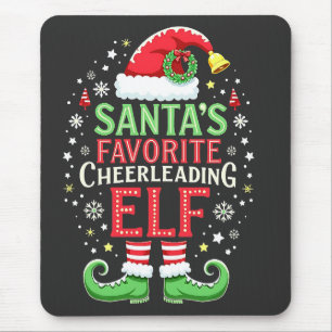 Kerstmannetje Favoriete Cheerleader Elf Familie Ma Muismat