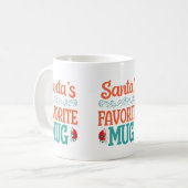 Kerstmannetje Favoriete Mok   (Voorkant links)