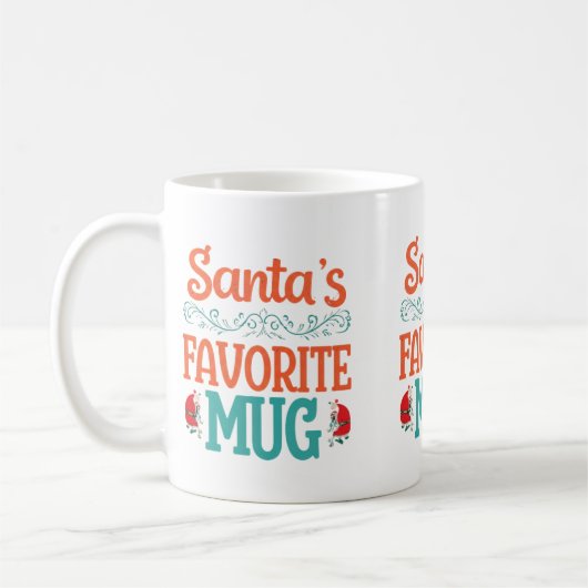Kerstmannetje Favoriete Mok   (Links)