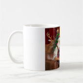 Kerstmannetje met 2 Cairn Terriers Koffiemok (Links)