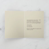 Kerstmannetje rijdt rond in rode cabriolet feestdagen kaart (Binnen)