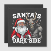 Kerstmannetje's Donkere Kant Kerstmis Evil Krampus (Voorkant / Achterkant)