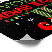 Kerstmannetje's favoriete revalidatieteam Elf Fysi Poster (Hoek)
