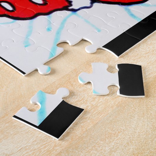 KERSTMANNETJES IN DE SNEEUW LEGPUZZEL (Zijkant)