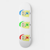 Kerstmannetjes kleine helpers   persoonlijk skateboard (Voorkant)