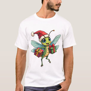 Kerstmannetje's Libellen Helper T-shirt