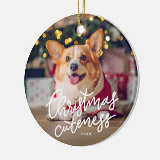 Kerstmannetjes schattige feestdagen ornament (Links)