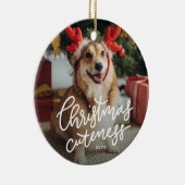 Kerstmannetjes schattige feestdagen ornament (Rechts)